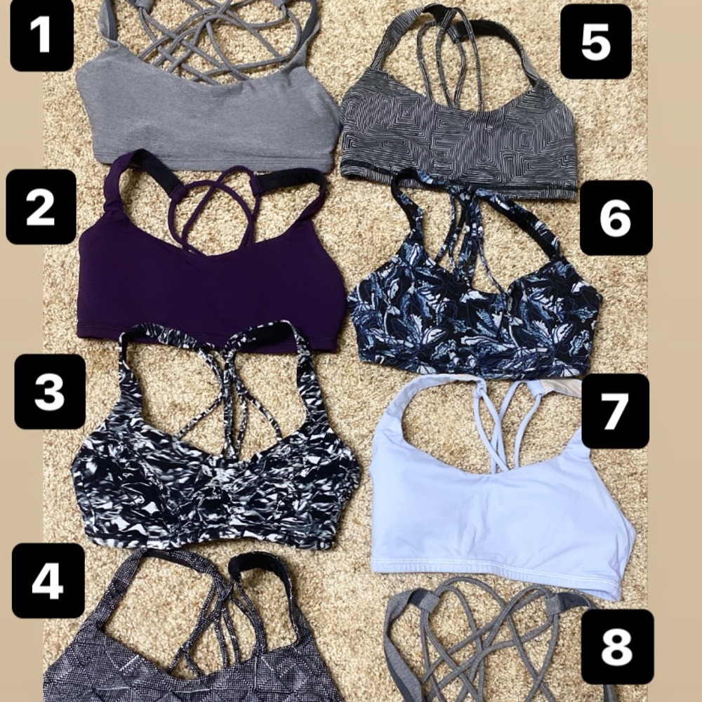 Lululemon sports bras
